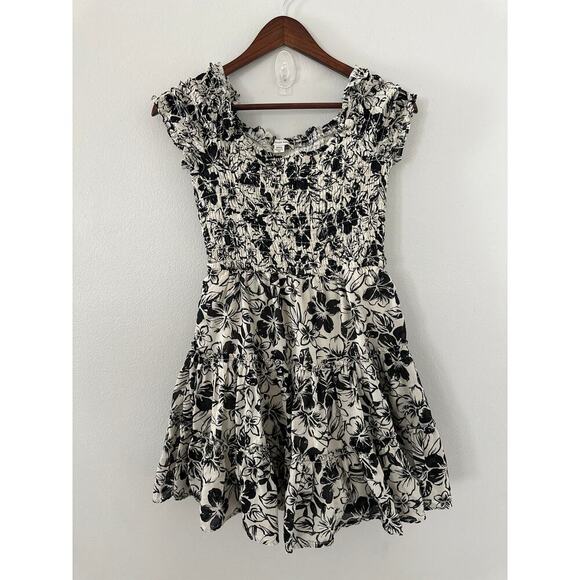 American Eagle Outfitters Shoreline Smocked Printed Dress sz Small - Picture 3 of 6